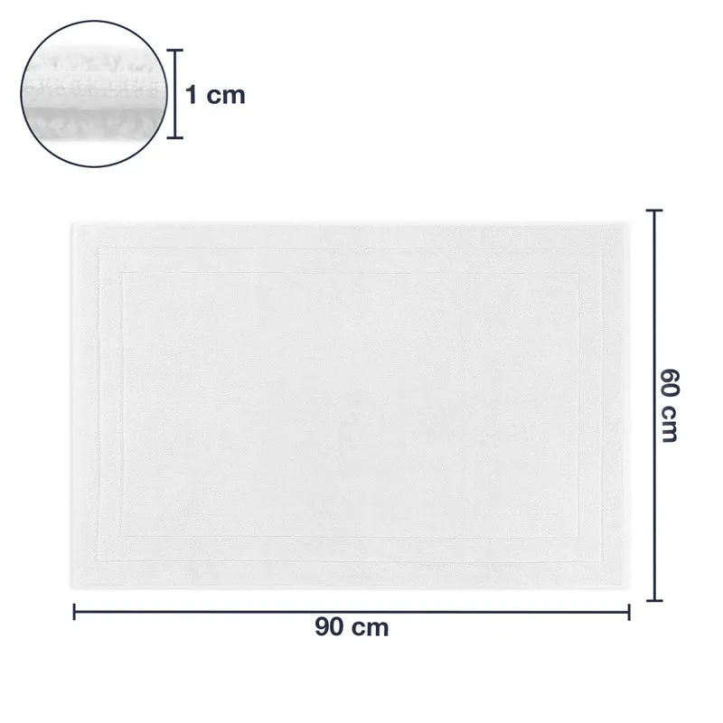Frottier Badvorleger 'Edward' | 60 x 90 cm | 100% Baumwolle | in verschiedenen Farben