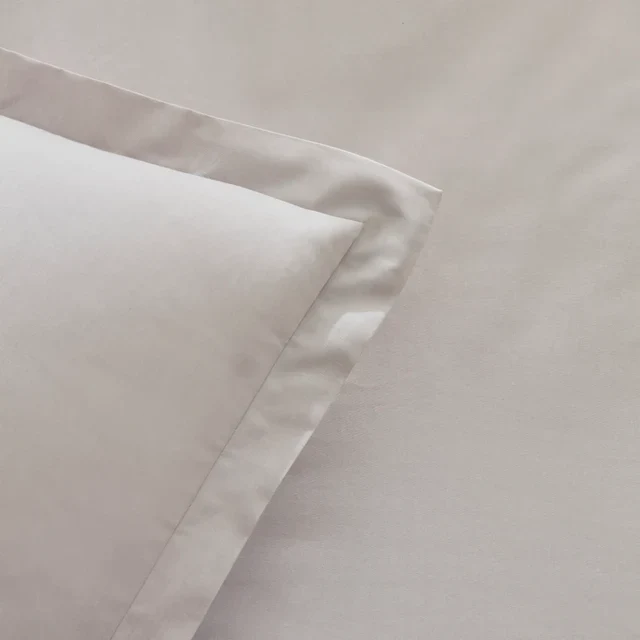 Karaca Home White Collection Lavin 100% Katoen Tweepersoons Dekbedovertrek Set Stone