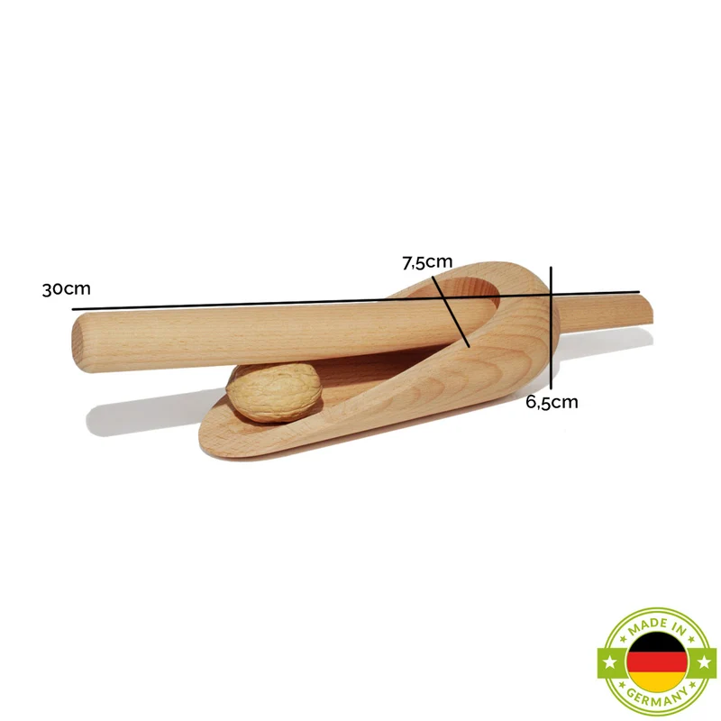 Nussbesteck/Nussknacker ‘GeNuss’ aus Buchenholz | ästhetisch & funktional | Made in Germany