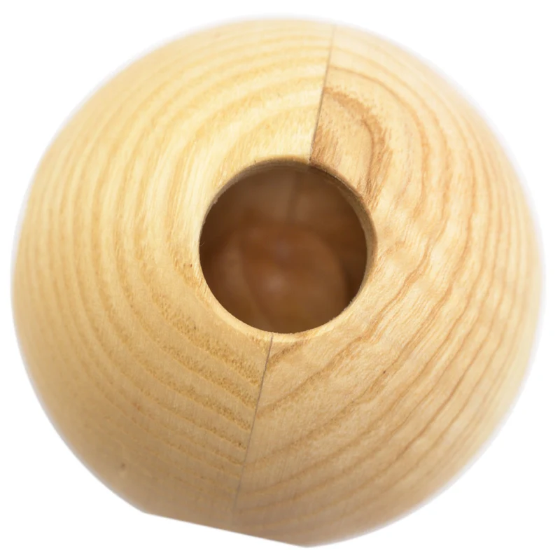Kugelball 'Shake it' | Durchmesser 6,5 cm | Rassel für Kleinkinder | Kirschholz | Made in Germany
