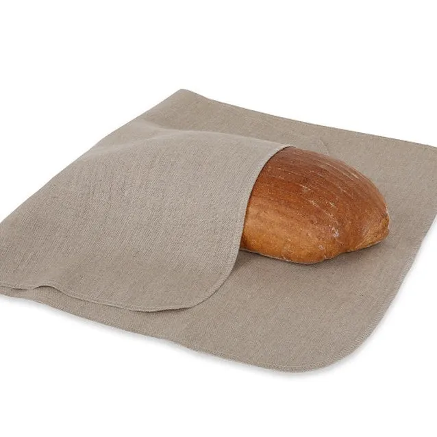 Bäckerleinen, Baguettetuch, Gärtuch aus echtem BIO Leinen, 50 x 70 cm