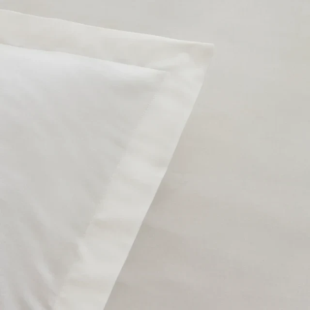 Karaca Home White Collection Lavin 100% Katoen Tweepersoons Dekbedovertrek Set Wit