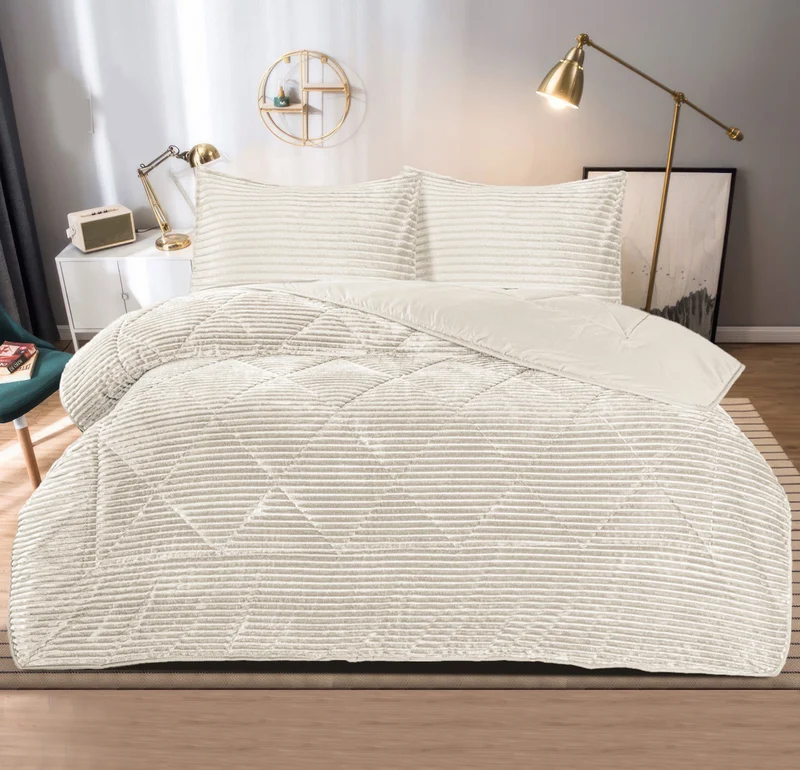 Bella Home Winter Dream Deken set 3 delig Cream