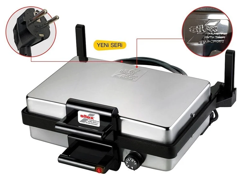 SILEX Multi Grill Apparaat RVS Origineel + Bakplaat
