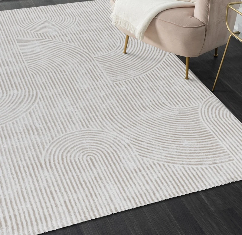 SEHRAZAT MODA 1120 BEIGE BOOGJES VLOERKLEED