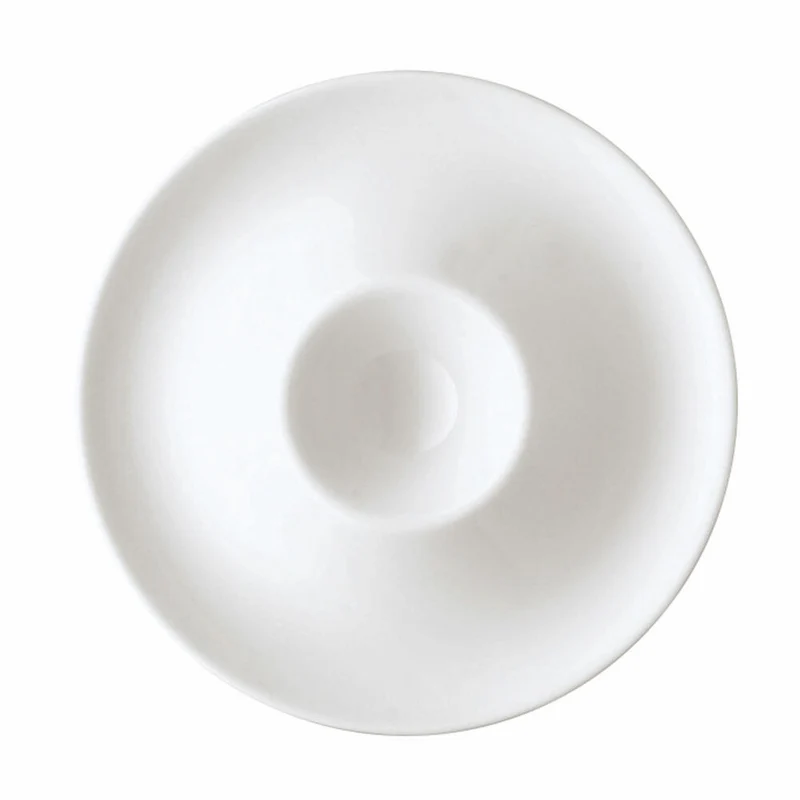 Arzberg Form 1382 Eierbecher mit Ablage, Eierhalter, Eier Becher, White, Porzellan, 41382-800001-15525