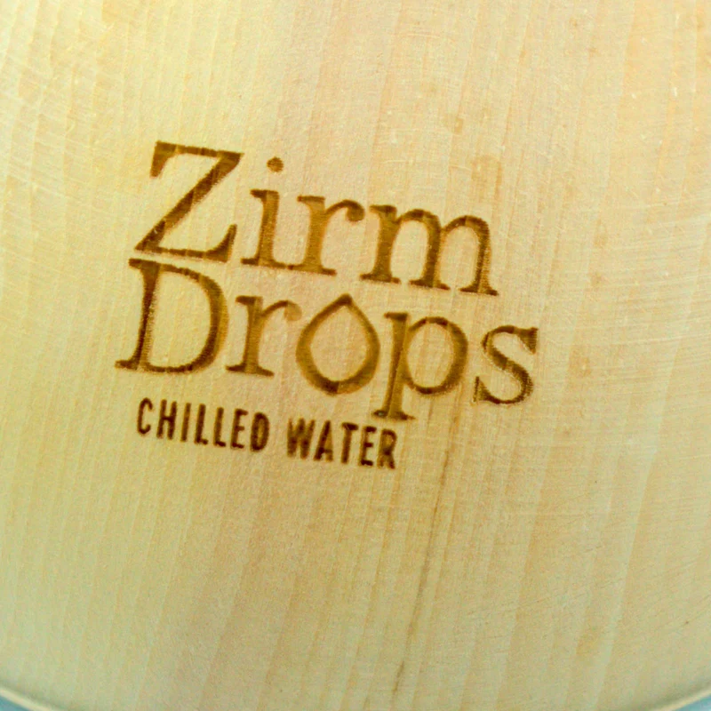 Karaffen Set mit Zirben Drop Art 'Style' | 'Drop & Drink' | verschiede Größen | Made in Austria