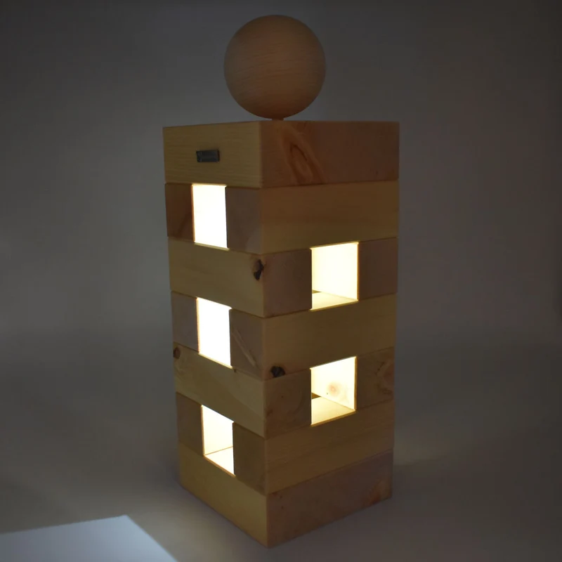 Zirbenlampe - 'Soft & Ambient' | 36x12x12 cm | handgemacht in Tirol