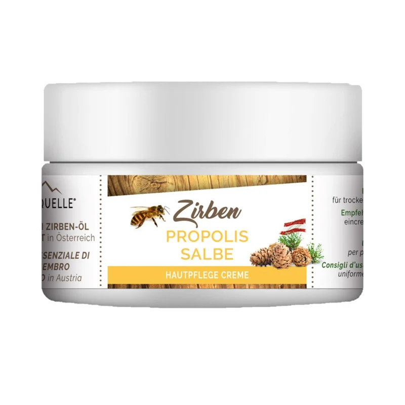 Zirben Propolissalbe | 125 ml | mit Bienenpropolis und Zirbenöl | Made in Austria