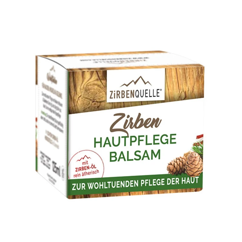 Zirben Hautpflegebalsam | 125 ml | mit Zirbenöl, Shea Butter und Aloe Vera | Made in Austria