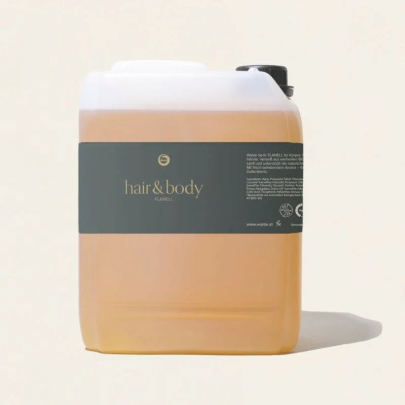 Hair- & Bodyshampoo | verschiedene Duftnoten | 5 l Nachfüllkanister | von Kopf bis Fuß | Made in Austria
