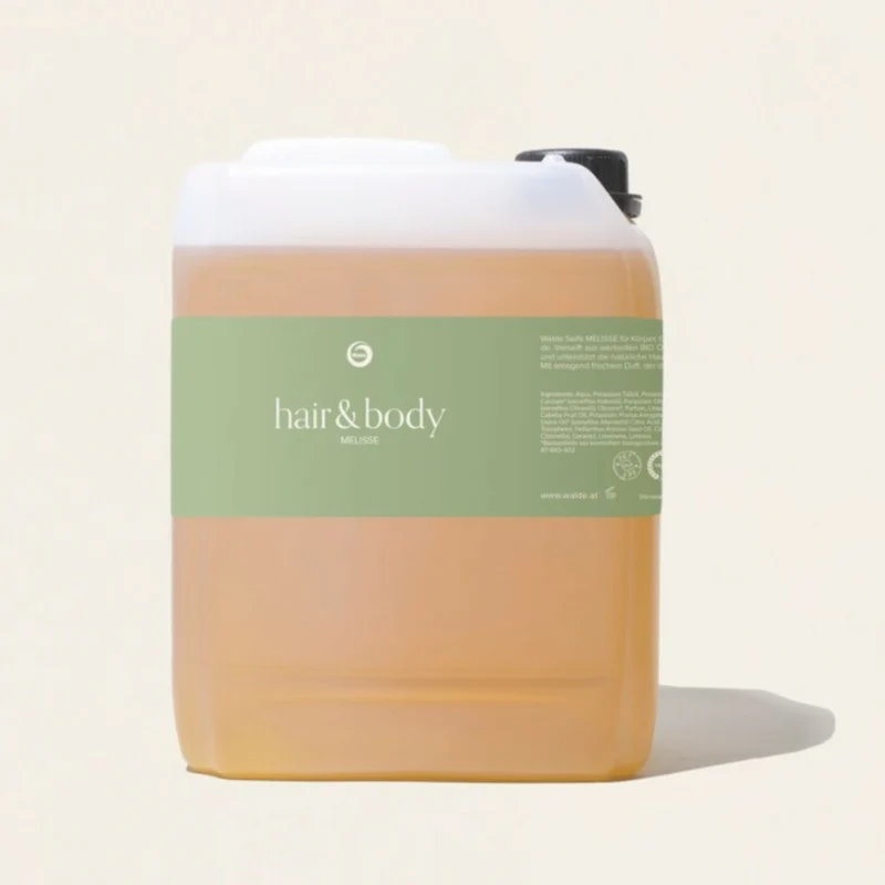 Hair- & Bodyshampoo | verschiedene Duftnoten | 5 l Nachfüllkanister | von Kopf bis Fuß | Made in Austria