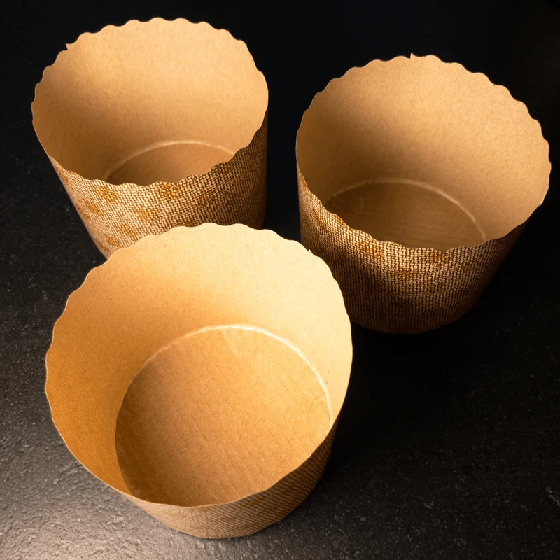 Panettone Backformen, klein, 240 ml, 10 Stück