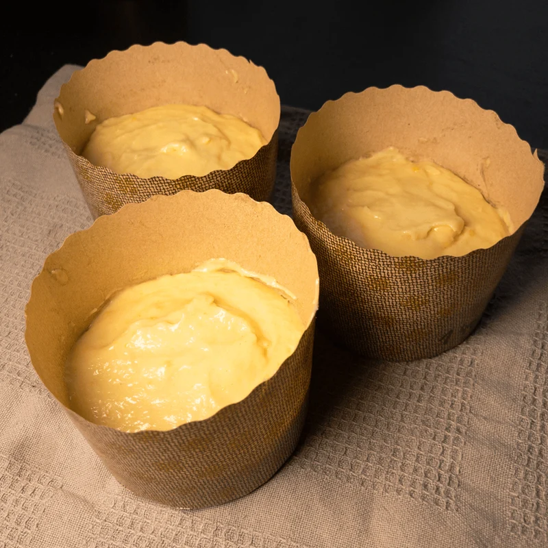 Panettone Backformen, klein, 240 ml, 10 Stück