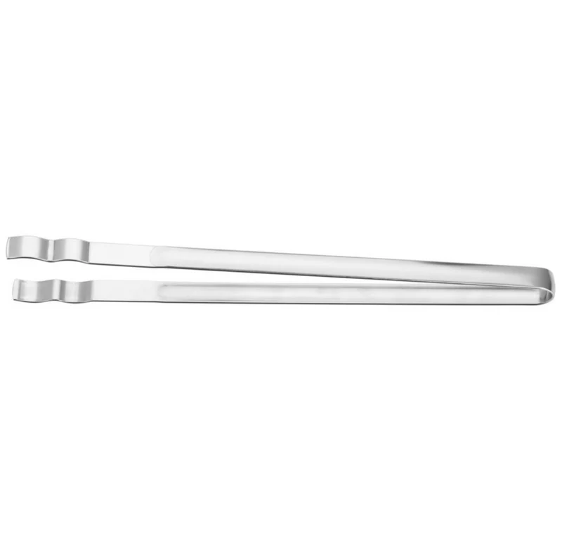 Thiru Grillzange gerade 36 cm – Edelstahl-Zange einteilig geformt mit rutschfestem Greifsystem