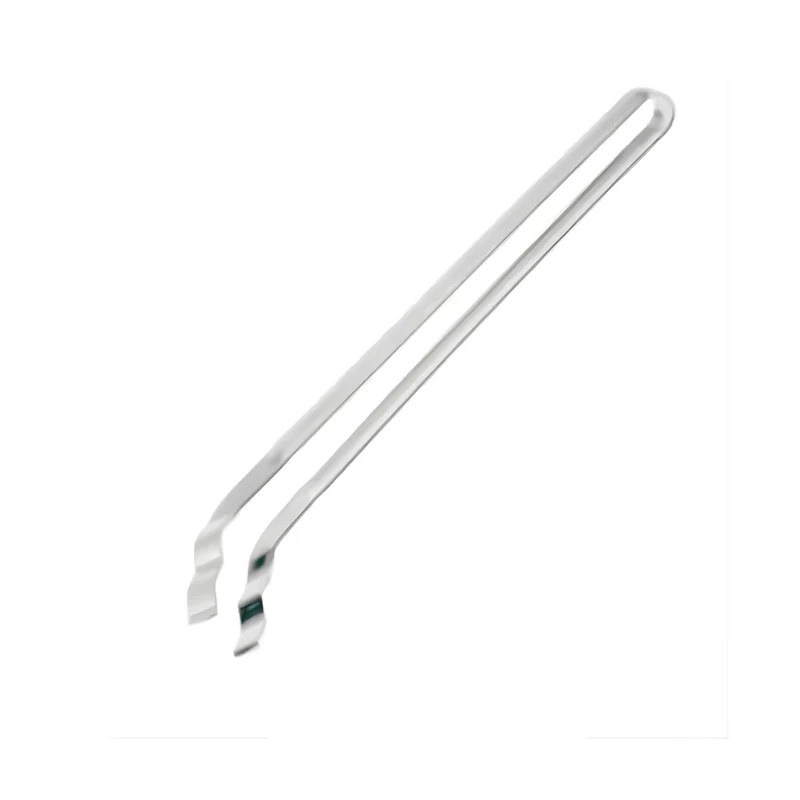 Thiru Grillzange gerade 36 cm – Edelstahl-Zange einteilig geformt mit rutschfestem Greifsystem