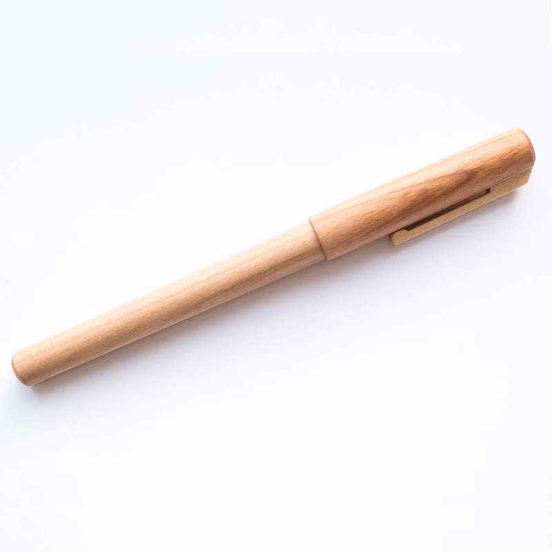 Füller Holz | mit Tintenkonverter | Federstärke M 0,9 mm | Birne, Kirsche oder Ahorn | nachhaltige Handarbeit aus Deutschland
