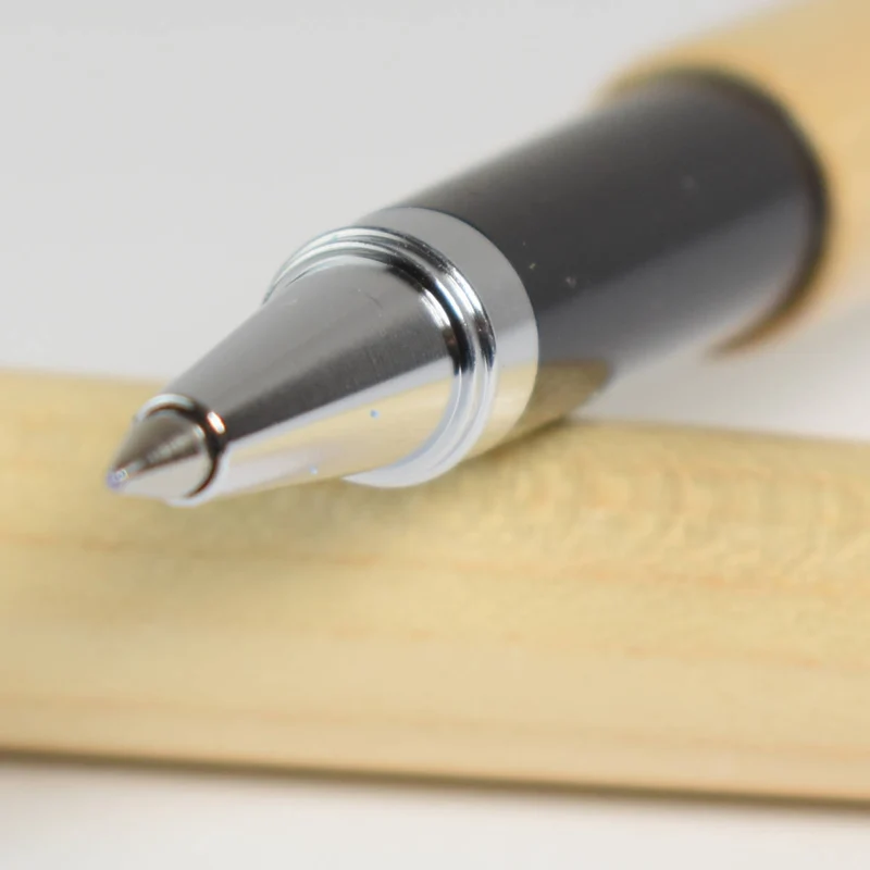 Tintenroller aus edlem Holz 'Ball Pen' | verchromte Spitze | wechslbare Mine | in verschiedenen Holzarten | Made in Germany