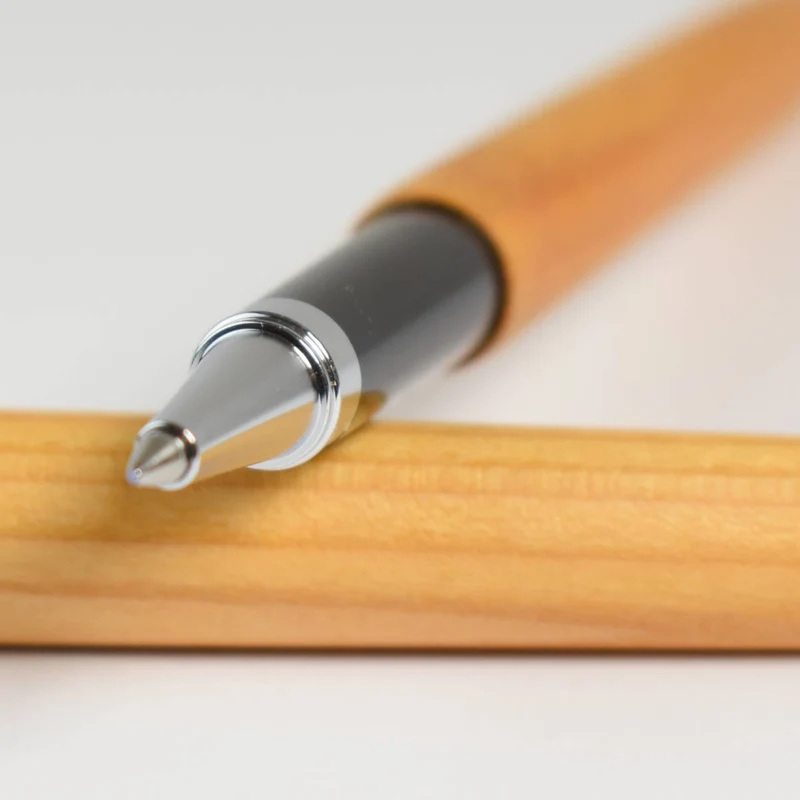 Tintenroller aus edlem Holz 'Ball Pen' | verchromte Spitze | wechslbare Mine | in verschiedenen Holzarten | Made in Germany