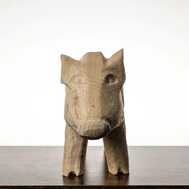 Ferkel aus Fichtenholz | H 27,5 x B 15 cm | Made in Austria
