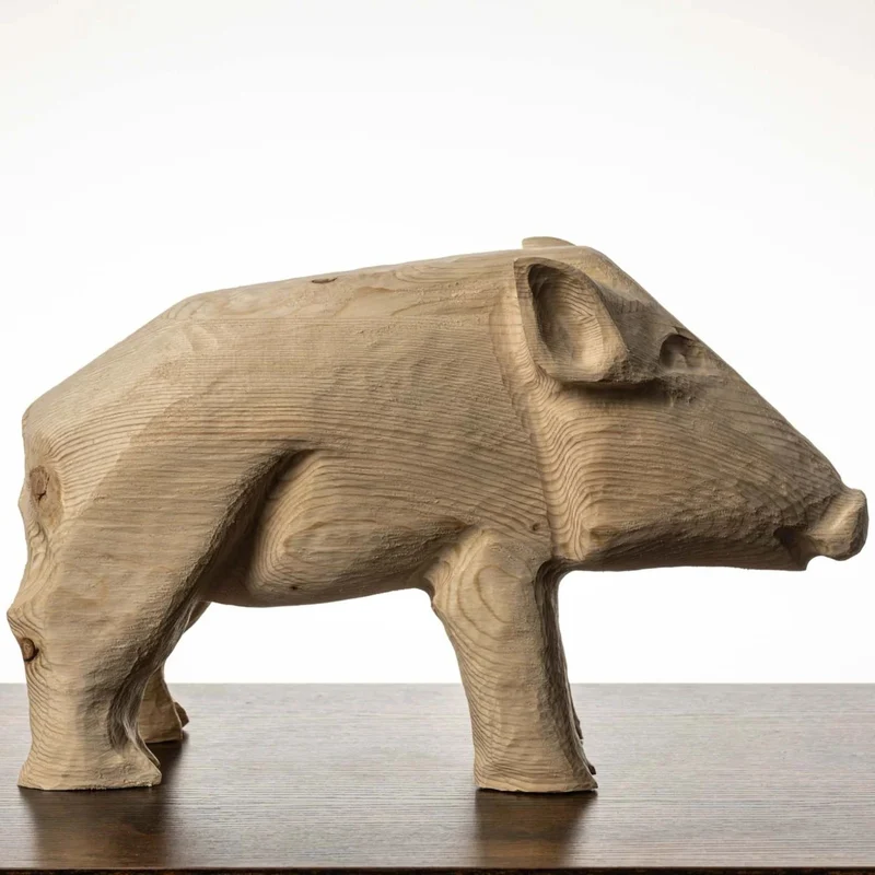 Ferkel aus Fichtenholz | H 27,5 x B 15 cm | Made in Austria