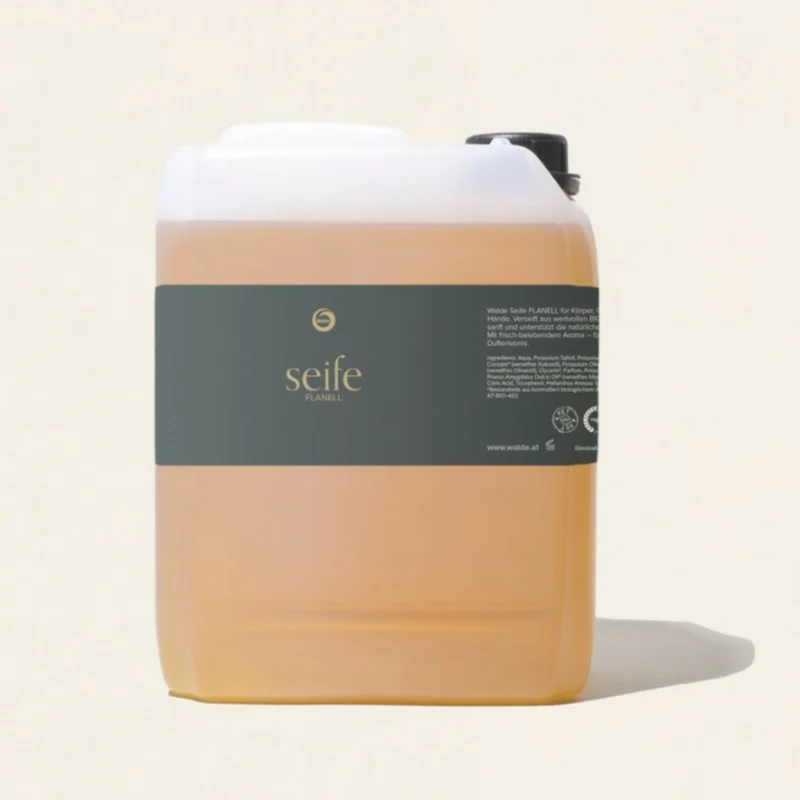 Flüssige Seife | verschiedene Duftnoten | 5 l Nachfüllkanister | für Körper, Gesicht und Hände | Made in Austria