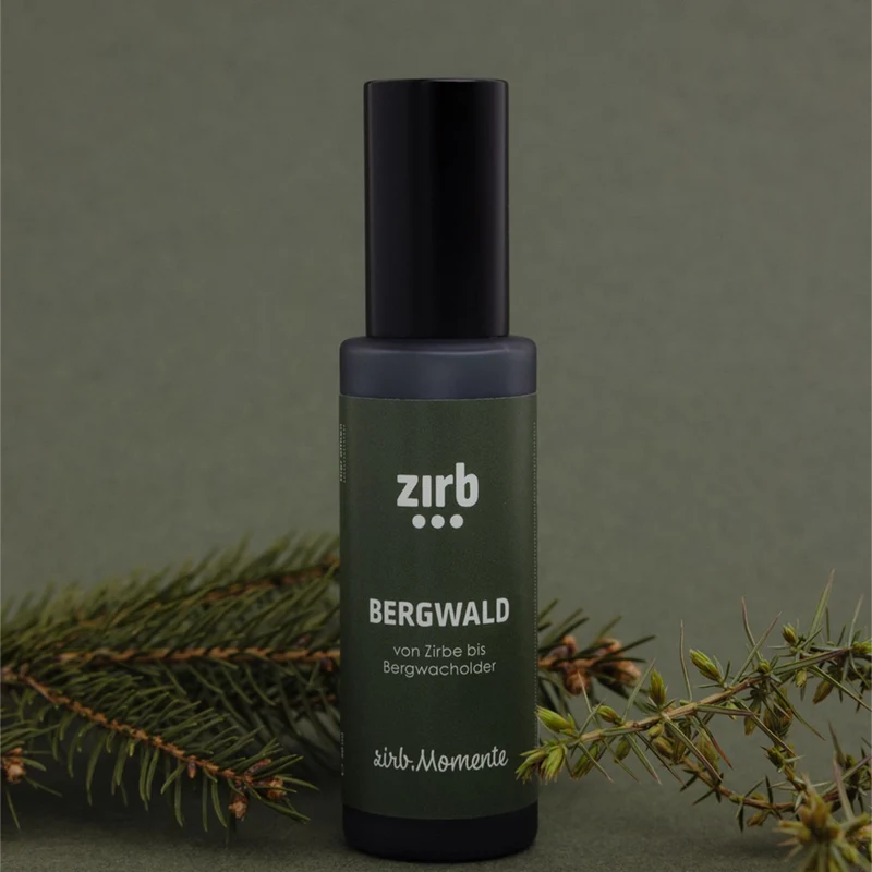 Raumspray 'Bergwald' | 50 ml | 7 natürliche ätherische Öle | Pflanzenhydrolaten | Made in Austria