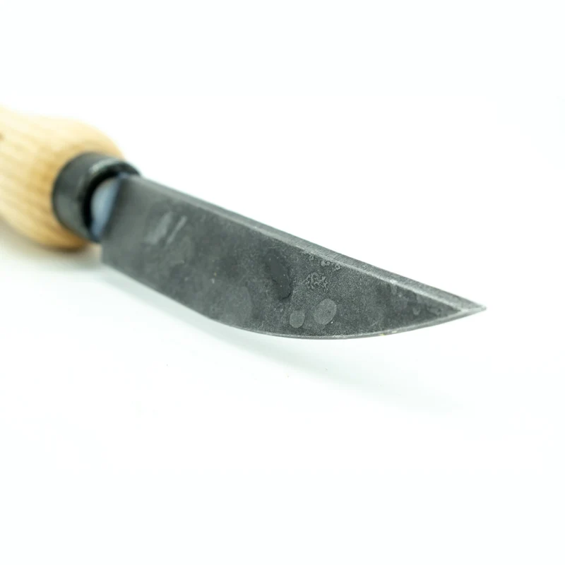 Handliches Gartenmesser inkl. gratis Schleifstein | mit stabilem Eschengriff 13 cm | Made in Germany