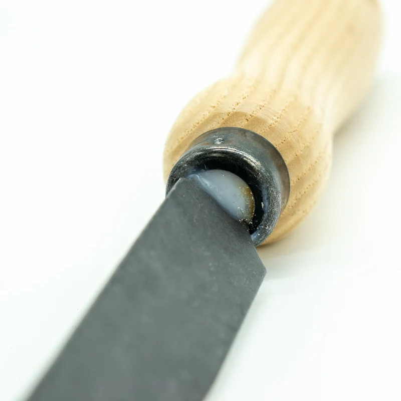 Handliches Gartenmesser inkl. gratis Schleifstein | mit stabilem Eschengriff 13 cm | Made in Germany