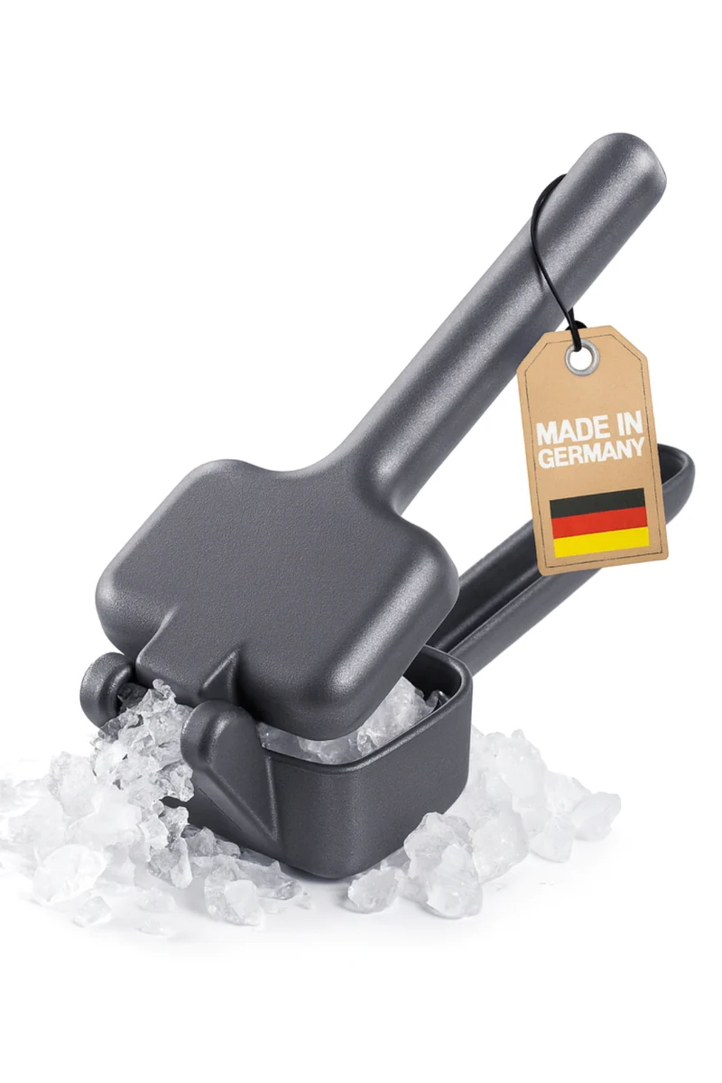 Thiru Eiszerkleinerer - Manueller Crushed Ice Maker für Eiswürfel, Slushy & Cocktails – Midnight Edition