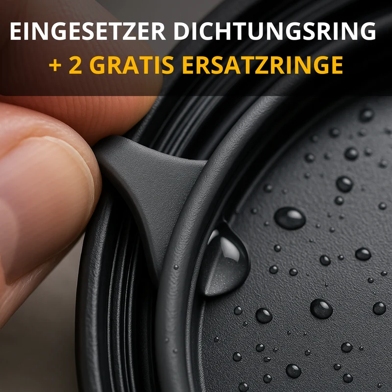 Thiru Müslibecher 2-in-1 700 ml – auslaufsicher (500 + 200 ml), mikrowellen- & tiefkühlgeeignet, Midnight Edition
