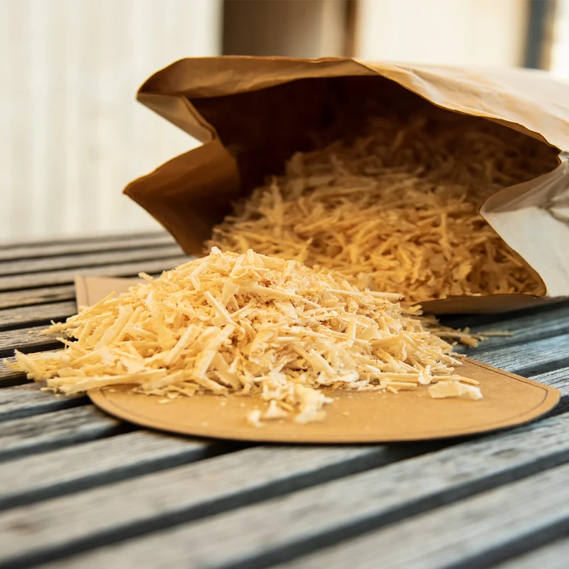 Zirbenflocken | frisch gehobelt l 500 g | Handarbeit aus Österreich l plastikfrei verpackt