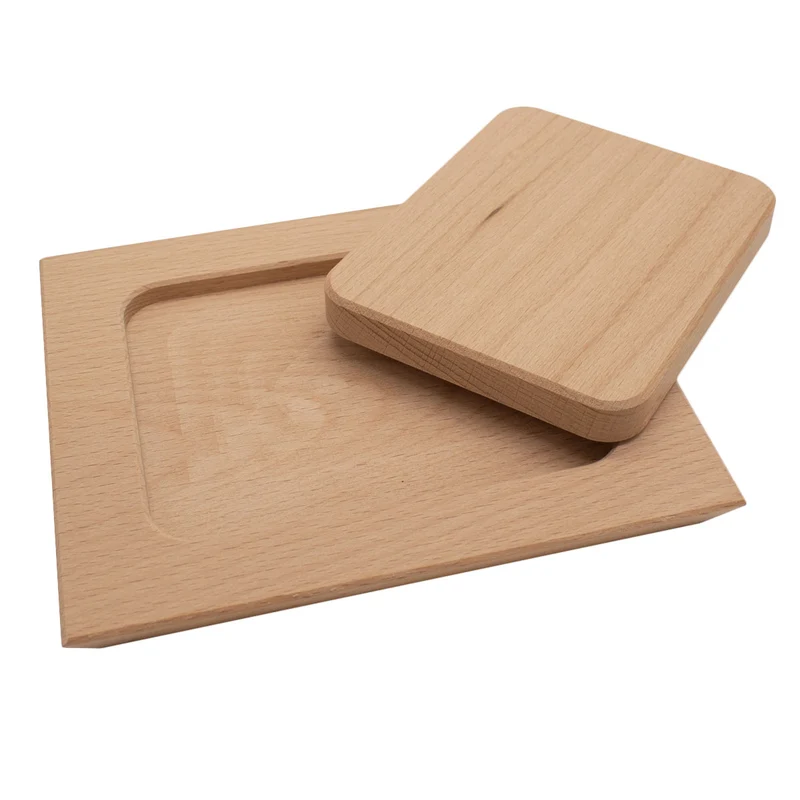Butterdose ‘Breakfast’ aus 100% unbehandeltem Buchenholz | für 125 g Butterwürfel | 3-teilig | umweltfreundlich und robust | Made in Austria