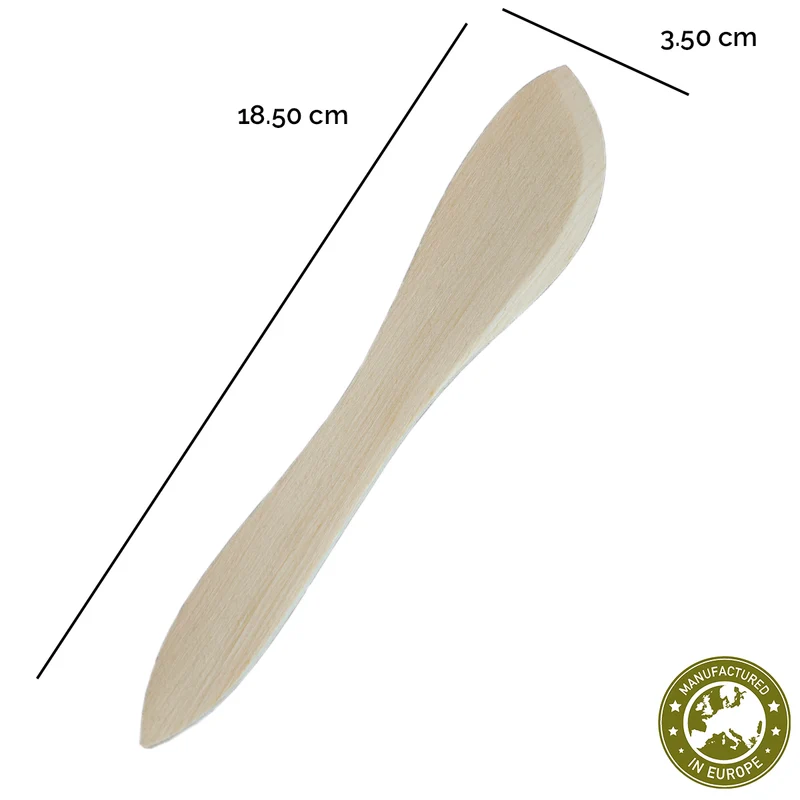 Set Butterdose | für 250 g Butterwürfel + Buttermesser | L 180 mm | 100% unbehandeltes Zirbenholz | umweltfreundlich und robust | Made in Europe