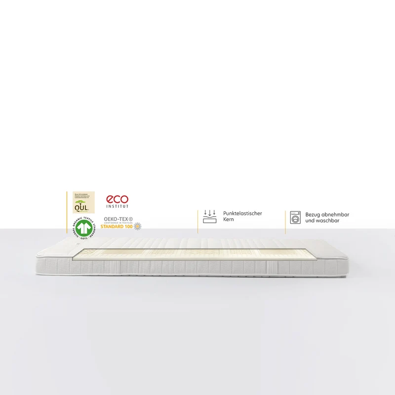Schlafsystem Bett ClassicAlpine | Lattenrost elektrisch | Matratze | Topper | Komforthöhe Boxspringbett | Made in Austria