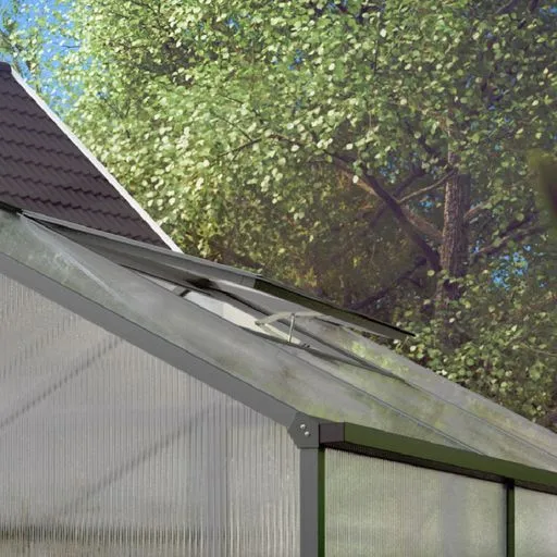 Zusätzliches Dachfenster | inkl. autom. Fensterheber | für Gewächshaus 'Vaduz' / 'Warschau' / 'Wien' | in verschiedenen Ausführungen | Made in Germany