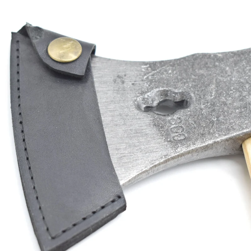 Universalbeil mit Schneideschutz und Eschenstiel Länge: 42,5 cm Kopfgewicht: 800 gr inkl. gratis Schleifstein - Handarbeit aus Deutschland