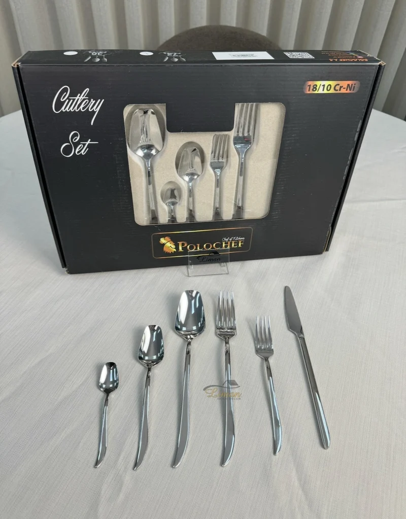 Polochef Quatro Bestekset 72-delig 12-persoons Zilver