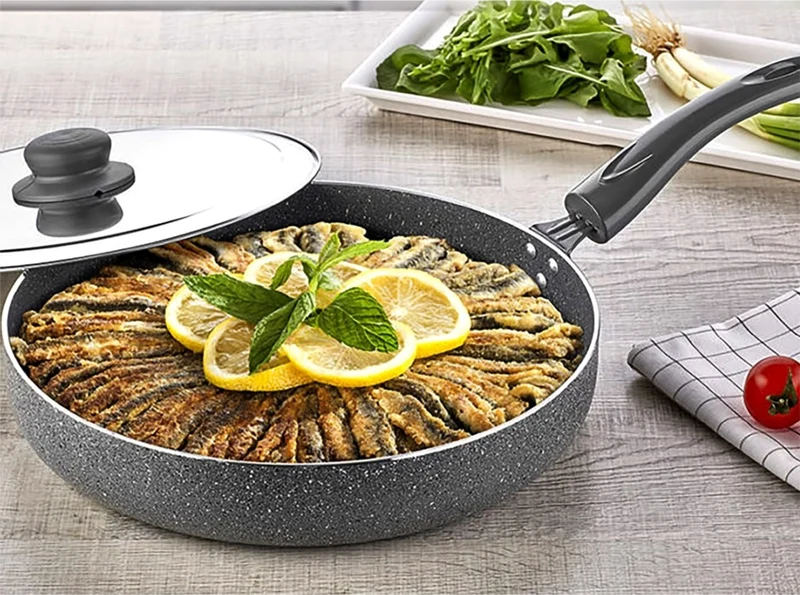 PoloChef Chupra /Hamsi graniet 32cm vis Pan ( NIET INCUTIE GESCHIKT )