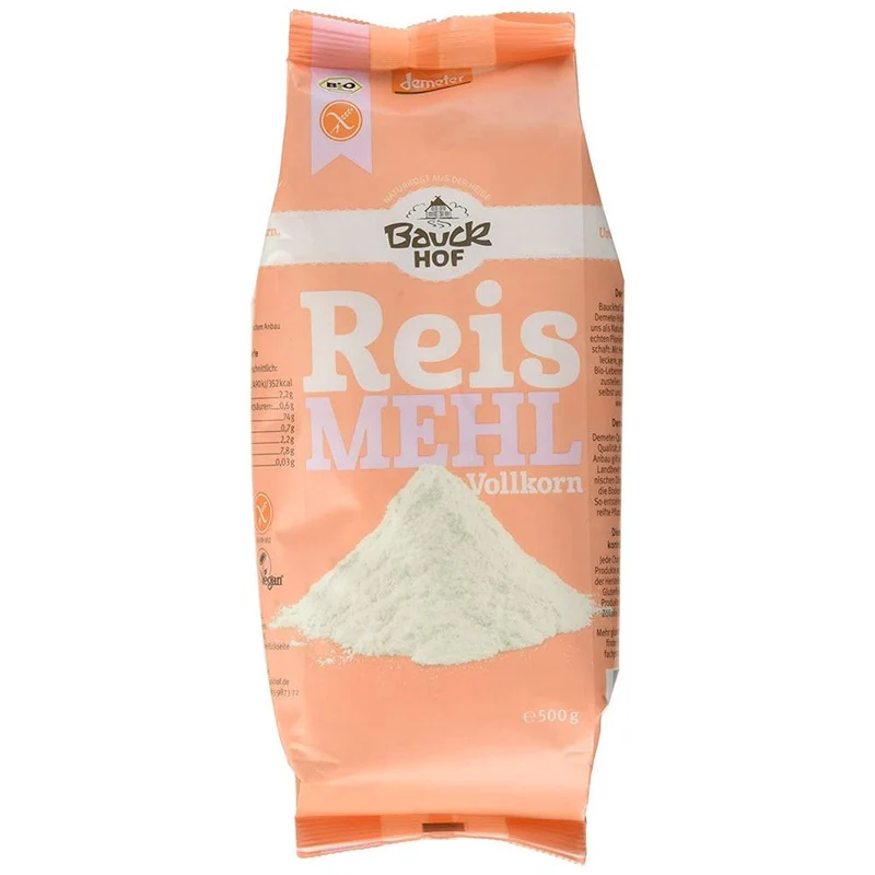 Bio Reismehl Vollkorn 0,5 Kg