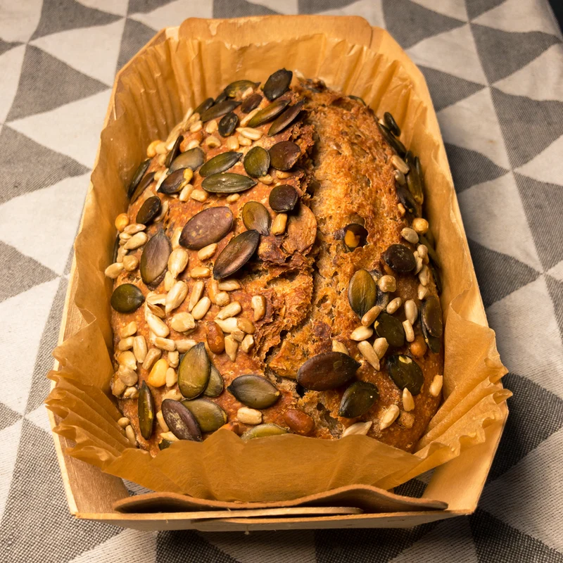Holzbackform, 500 ml, 10 Stück
