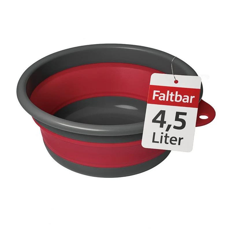 Faltbarer Eimer 10 l – platzsparend, robust & vielseitig einsetzbar