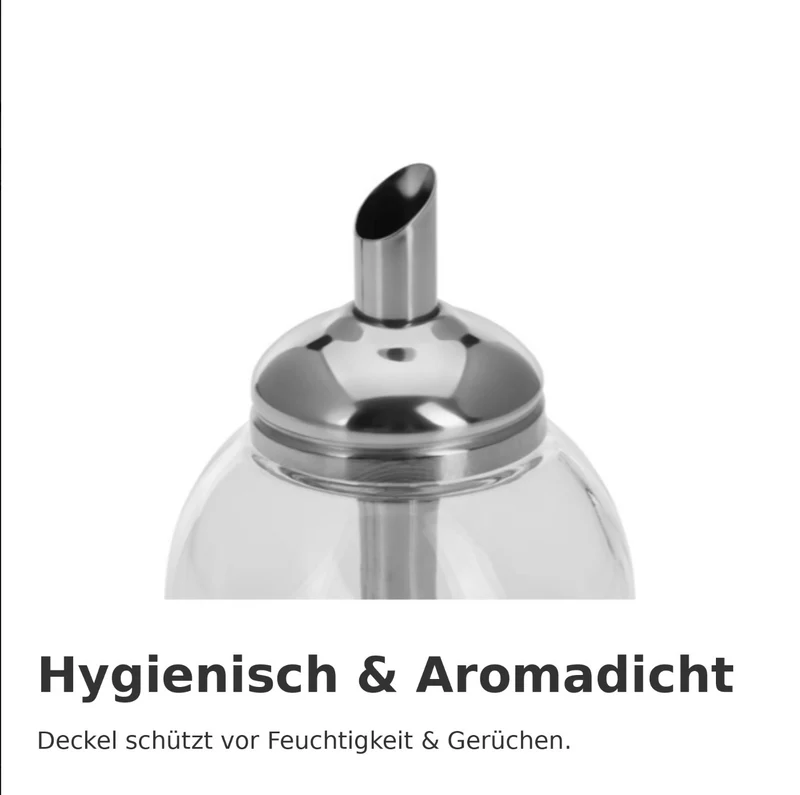 Zuckerdosierer »Roma« – 250 ml • stilvolles Design & Edelstahldosierer • ideal für Haushalt & Gastronomie