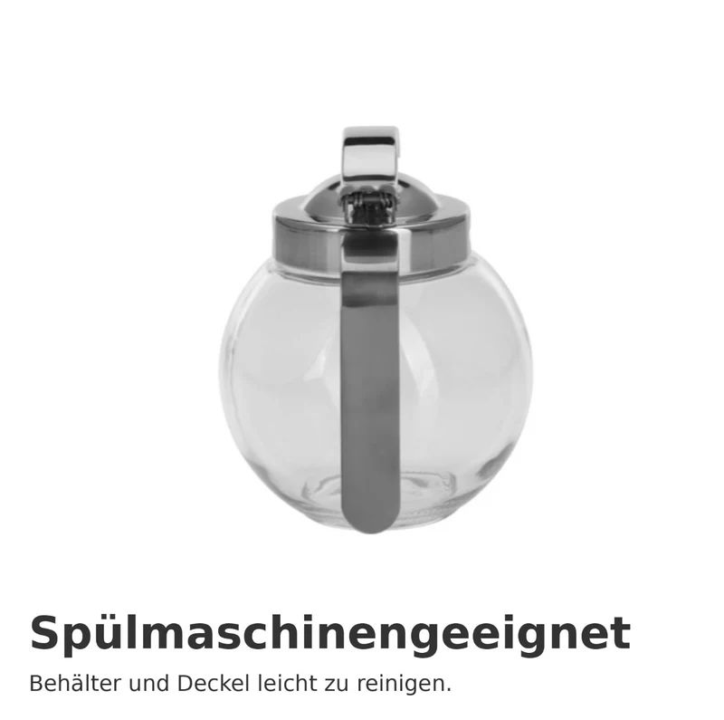Sahnegießer/Honigspender »Roma« – 250 ml • mit Einhandbedienung & stilvollem Design