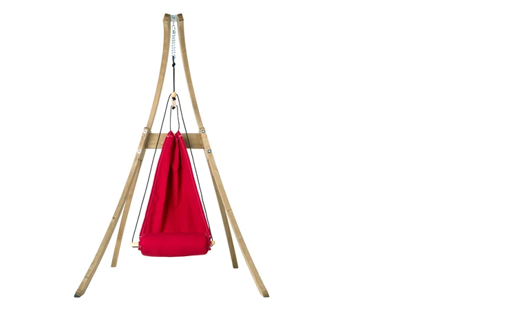 Hängesesselgestell Atlas | H 234 x B 147 x T 139 cm | wetterfeste Fichte | Belastbarkeit max. 160 kg Made in Germany