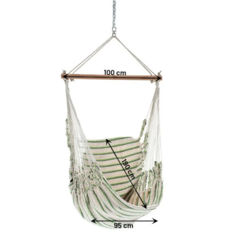 Hängesessel 'Chill out' | 100% natürliche Baumwolle | verschiedene Farben | Tragkraft max. 150 kg | Made in Austria