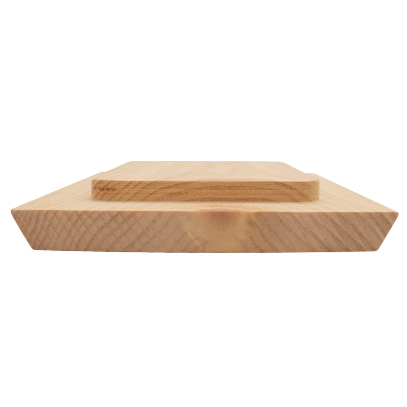 Set Butterdose | für 250 g Butterwürfel + Buttermesser | L 180 mm | 100% unbehandeltes Zirbenholz | umweltfreundlich und robust | Made in Europe