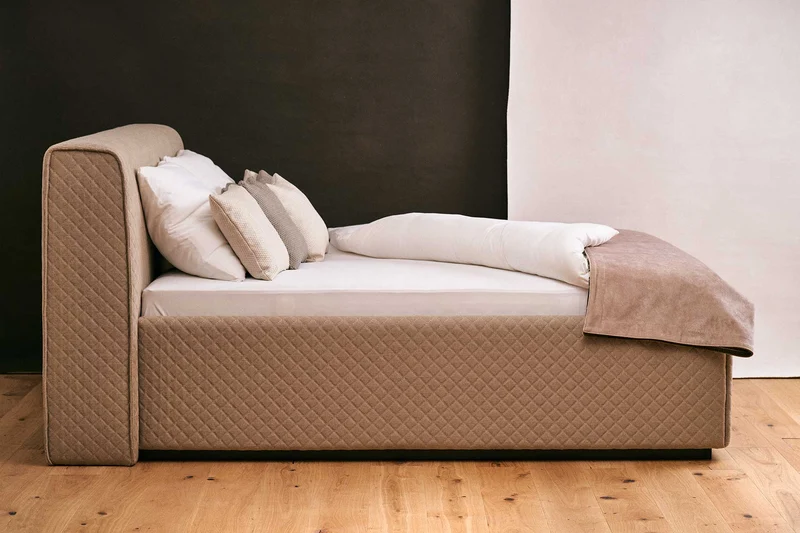 Schlafsystem Bett PureSublime | Lattenrost elektrisch | Matratze | Topper | Komforthöhe Boxspringbett | Made in Austria