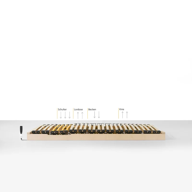 Schlafsystem Bett ClassicAlpine | Lattenrost elektrisch | Matratze | Topper | Komforthöhe Boxspringbett | Made in Austria