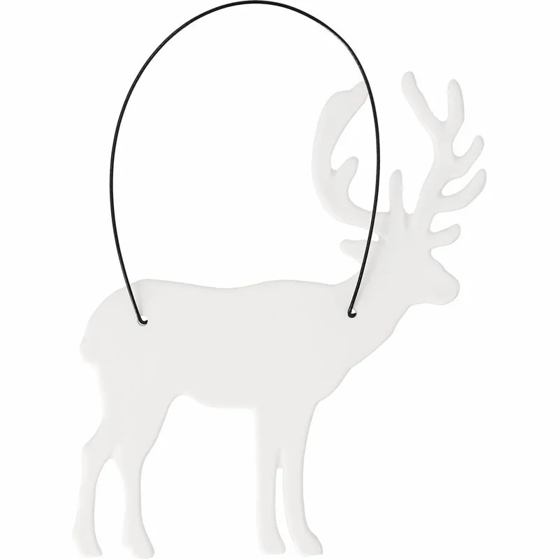 RAEDER DESIGN Wintertier Anhänger Hirsch